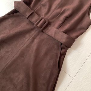 Faux suede dress - Ann Taylor
